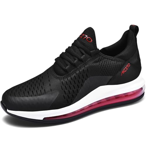 WOWEI Sportschuhe Turnschuhe Herren mit Luftkissen Laufschuhe Dämpfung Profilsohle Sneaker Atmungsaktiv Leichte Schuhe Joggingschuhe Straßenlaufschuhe Walkingschuhe Fitnessschuhe (Schuhe-3, 39EU) von WOWEI