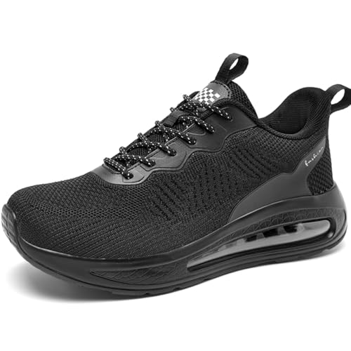 WOWEI Sportschuhe Turnschuhe Herren mit Luftkissen Laufschuhe Dämpfung Profilsohle Sneaker Atmungsaktiv Leichte Schuhe Joggingschuhe Straßenlaufschuhe Walkingschuhe Fitnessschuhe (Schuhe-33, 45EU) von WOWEI