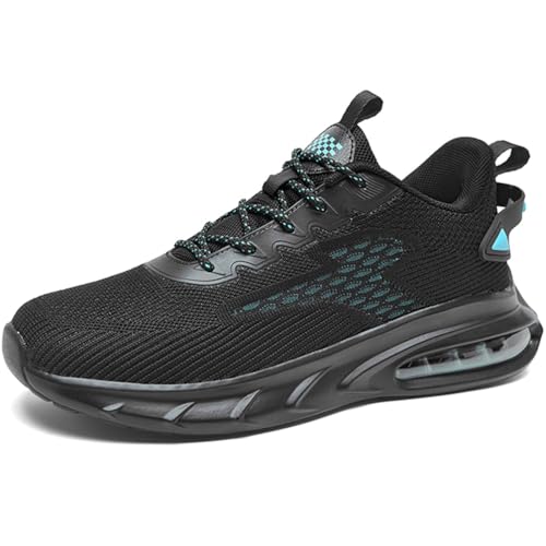 WOWEI Sportschuhe Turnschuhe Herren mit Luftkissen Laufschuhe Dämpfung Profilsohle Sneaker Atmungsaktiv Leichte Schuhe Joggingschuhe Straßenlaufschuhe Walkingschuhe Fitnessschuhe (Schuhe-36, 46EU) von WOWEI