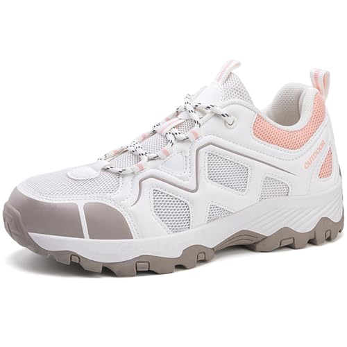 WOWEI Wanderschuhe Herren Damen Wasserdicht Leicht Wanderstiefel Outdoorschuhe rutschfeste Kletterschuhe Wanderhalbschuhe Atmungsaktiv Trekking Hiking Schuhe (Was-A37, 38EU) von WOWEI