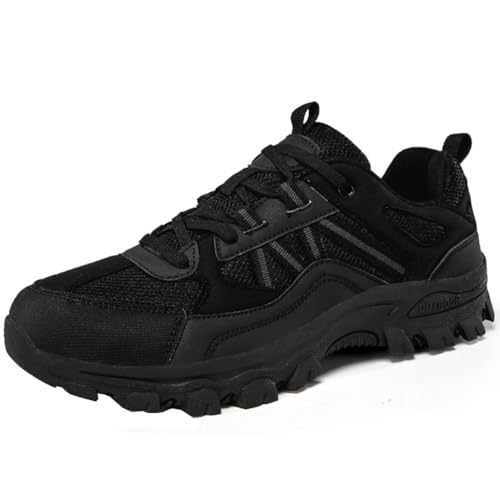 WOWEI Wanderschuhe Herren Damen Wasserdicht Leicht Wanderstiefel Outdoorschuhe rutschfeste Kletterschuhe Wanderhalbschuhe Atmungsaktiv Trekking Hiking Schuhe (was-A3, 45EU) von WOWEI