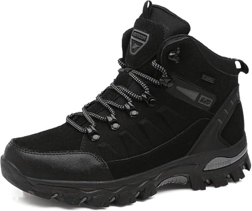 WOWEI Wanderstiefel Herren Damen Wanderschuhe wasserdichte Outdoorschuhe rutschfeste Mid Kletterschuhe Atmungsaktiv Trekking Hiking Schuhe Wanderhalbschuhe (Wand-T26, 39EU) von WOWEI