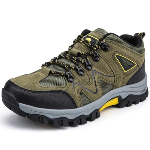 WOWEI Wanderstiefel Wanderschuhe Herren Damen wasserdichte Outdoorschuhe rutschfeste Kletterschuhe Leicht Atmungsaktiv Trekking Hiking Schuhe Wanderhalbschuhe (Wan-D19, 41EU) von WOWEI