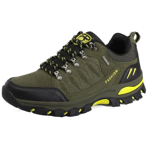 WOWEI Wanderstiefel Wanderschuhe Herren Damen wasserdichte Outdoorschuhe rutschfeste Kletterschuhe Leicht Atmungsaktiv Trekking Hiking Schuhe Wanderhalbschuhe (Wan-D24, 41EU) von WOWEI