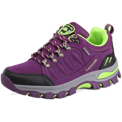 WOWEI Wanderstiefel Wanderschuhe Herren Damen wasserdichte Outdoorschuhe rutschfeste Kletterschuhe Leicht Atmungsaktiv Trekking Hiking Schuhe Wanderhalbschuhe (Wan-D25, 41EU) von WOWEI