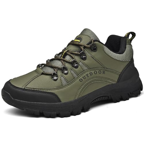WOWEI Wanderstiefel Wanderschuhe Herren Damen wasserdichte Outdoorschuhe rutschfeste Kletterschuhe Leicht Atmungsaktiv Trekking Hiking Schuhe Wanderhalbschuhe (Wan-D9, 47EU) von WOWEI