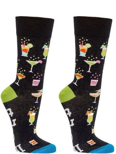WOWERAT Witzige Socken „Cocktail“ für Teenager, Damen und Herren, 2er-Bündel (Gr.42-47, 6209.06 „Cocktail“) von WOWERAT