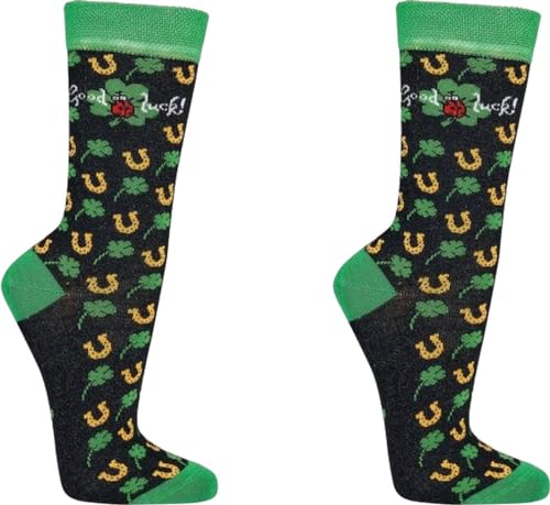 WOWERAT Witzige Socken als Geschenkidee oder zum Selbertragen für Teenager, Damen und Herren, 2er-Bündel (DE/NL/SE/PL, Numerisch, 42, 47, Regular, Regular, „Glückssocken“) von Wowerat