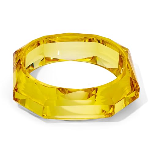 WOWORAMA Klobiger Acryl Armreif für Damen Gelber Transparenter Harzarmreif Quadratische Acryl Armbänder Punk klobige Statement Armreifen Dickes Geometrisches Harz Kunststoff Armband WOWORAMA Klobiger Acryl Armreif für Damen Gelber Transparenter Harzarmreif Quadratische Acryl Armbänder Punk klobige Statement Armreifen Dickes Geometrisches Harz Kunststoff Armband von WOWORAMA