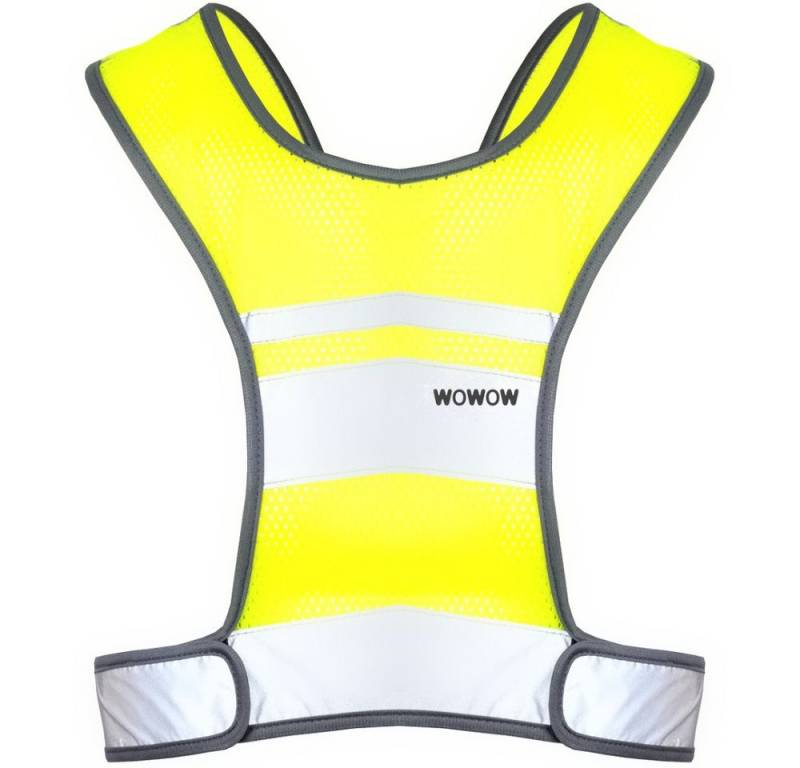 WOWOW Funktionsweste Wowow Reflex-Sportweste Nova LED" XL XL gelb silber ca. 0,092 kg von WOWOW