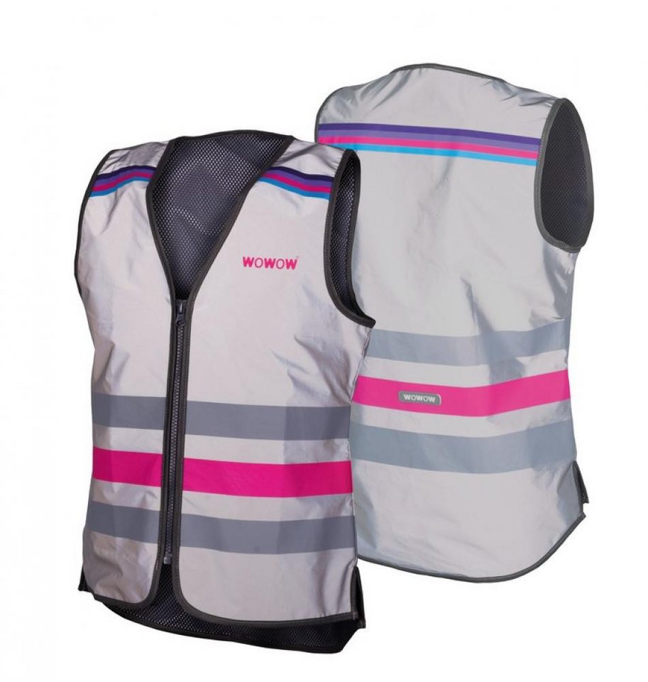 WOWOW Warnweste WOWOW Sicherheitsweste Lucy, Full Reflective, grau, S, Reißverschluss von WOWOW