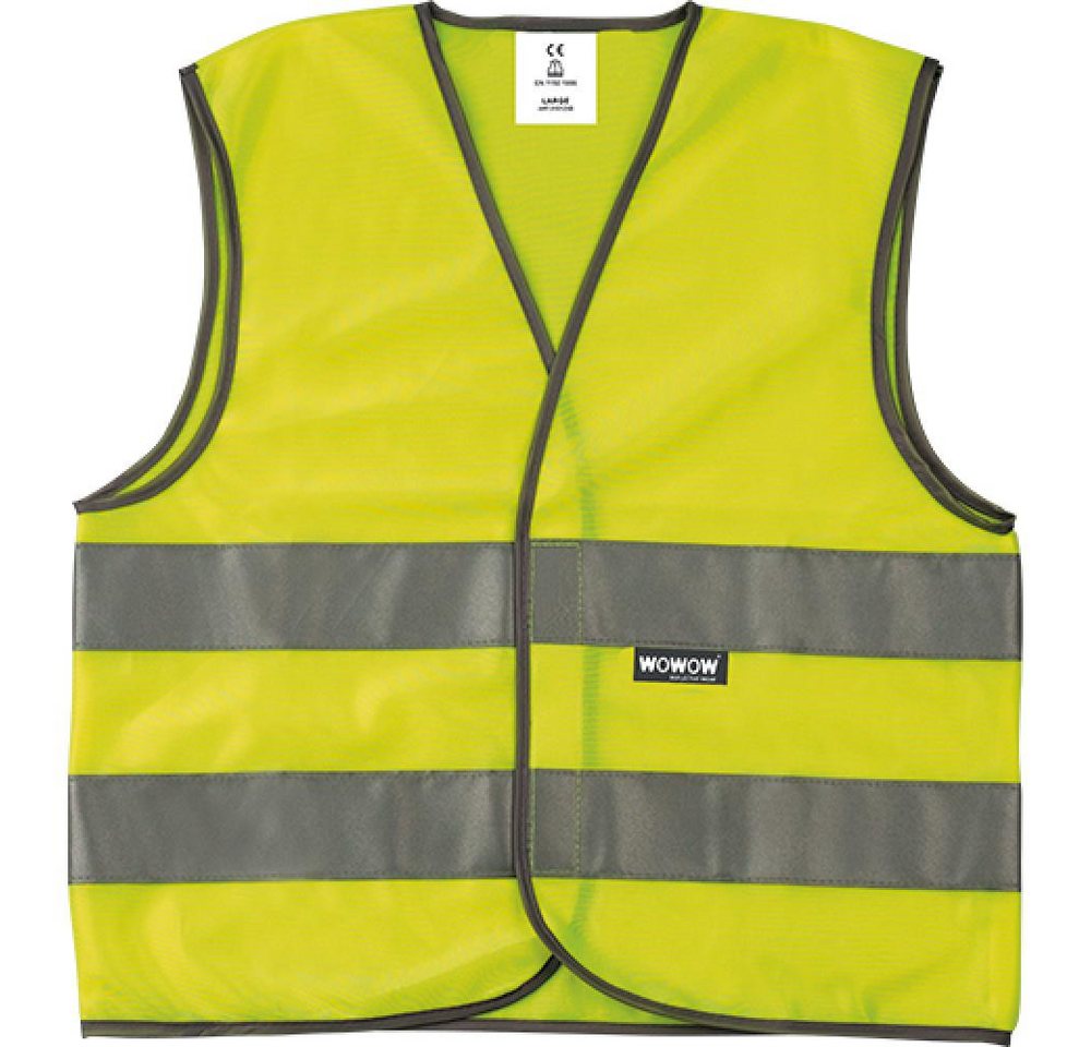 WOWOW Warnweste Wowow Netzweste für Kinder Größe L 140-146 gelb von WOWOW