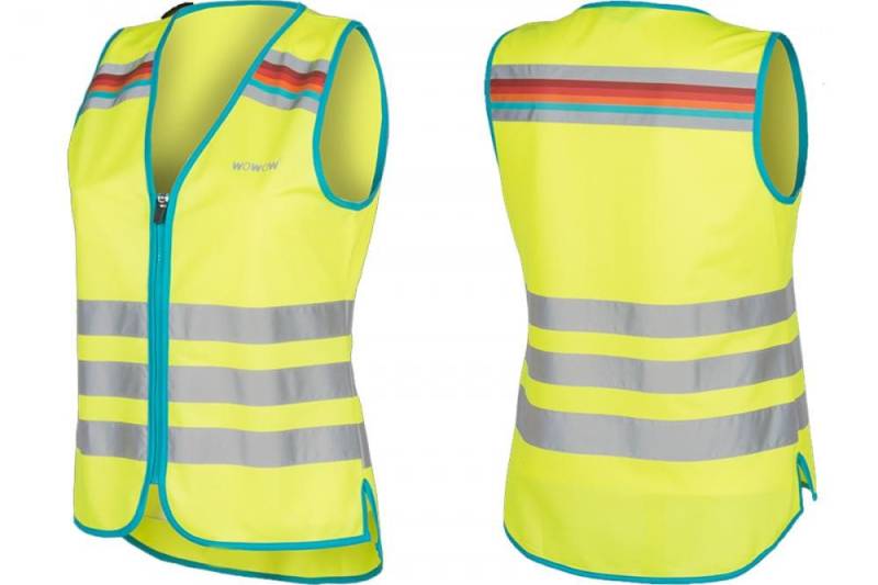 WOWOW Warnweste Wowow Sicherheitsweste Lucy Jacket Größe L gelb von WOWOW