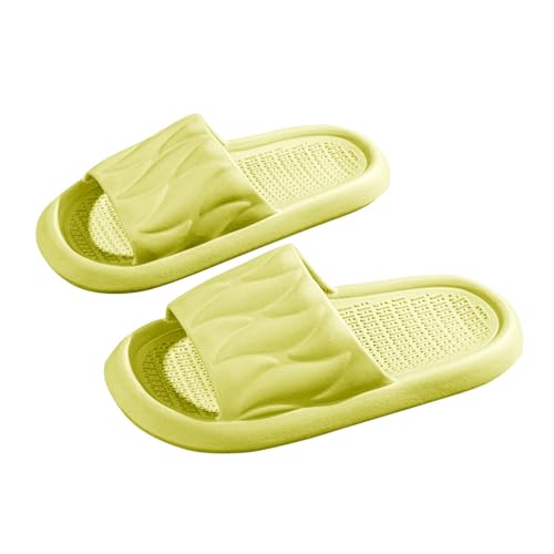 Badelatschen Damen Herren Sale, Wolkenschuhe Cozyslides Hausschuhe Unisex, Weich Badeschlappen Rutschfeste Badeschuhe Cloudyzz Schlappen Sommer Gartenschuhe Dicke Sohle Slippers Gummi Pantoletten von WOXIHUAN