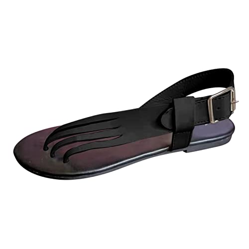 Damen Flip Flops Sandalen Sale Zehenring Sandals Frauen Flache Sandalette Verstellbare mit Metallverschluss Sandale Gummiband Slingback Sandal Strand Sandaletten Outdoor Wandersandalen Lässige Schuhe Damen Flip Flops Sandalen Sale Zehenring Sandals Frauen Flache Sandalette Verstellbare mit Metallverschluss Sandale Gummiband Slingback Sandal Strand Sandaletten Outdoor Wandersandalen Lässige Schuhe von WOXIHUAN