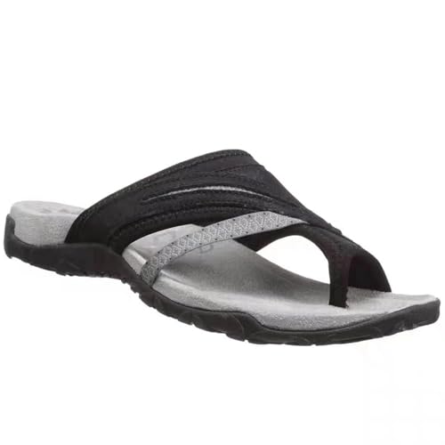 Damen Leicht Zehentrenner Slippers Sale Frauen Orthopädische Hausschuhe Flip Flops Sandale rutschfeste Gummisohle Hausschuhe Übergröße Sandalen Sommer Slipper Outdoor Wanderschuhe Strand Schuhe von WOXIHUAN