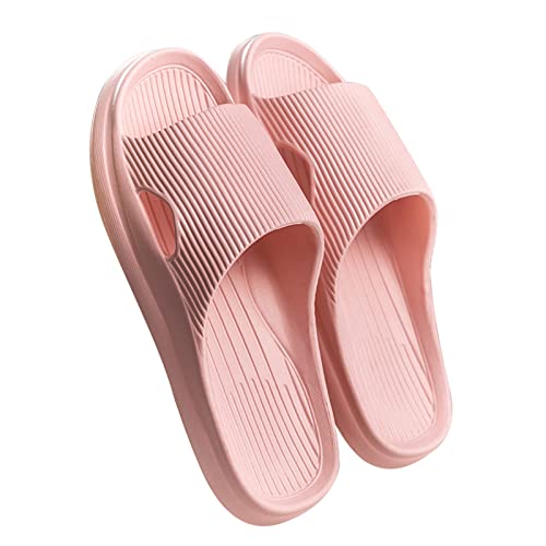 Damen Rutschfeste Sandalen Sale Pantoffeln Badeschlappen Weich Wolken Slippers Unisex Badeschuhe Sandal Sommer Garten Badelatschen Leichte Slipper Bequeme Hausschuhe Innen und Outdoor Quick-Dry Schuhe von WOXIHUAN