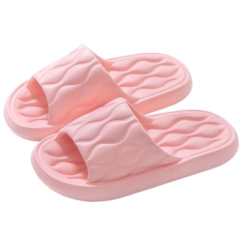 Damen Slide Sandalen Sale Slip auf Bequeme Leichte Sommer Slipper Unisex Weichen Sohlen Sommerschuhe Frauen Badeschuhe Sommer Garten Badelatschen rutschfest Plattform Für Innen und Outdoor Quick-Dry von WOXIHUAN