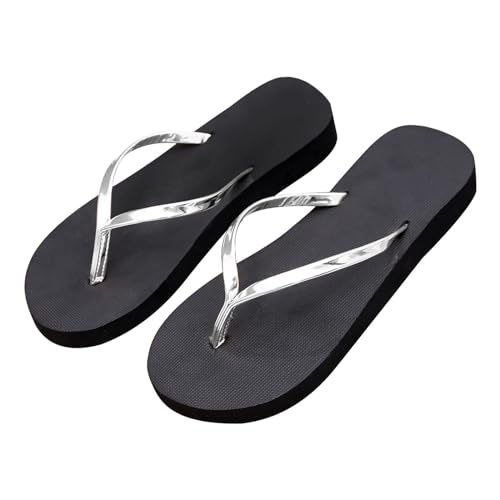 Flip Flops Damen Zehentrenner Sandalen Sale Aushöhlen Pantoletten Elegante Badelatschen Modische Flache Slip-On-Sandalen für den Sommer Freizeit Hausschuhe Indoor Outdoor Beach Pool Sandals von WOXIHUAN