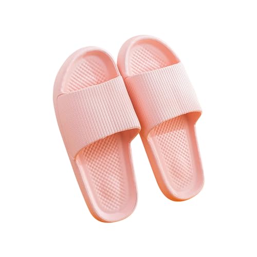 Hausschuhe Badeschuhe Unisex Damen Pantoffeln Badeschlappen Herren rutschfeste Slippers Weich Schuhe Home SandalenDicke Sohle Duschsandale Badezimmer Innen und Outdoor Quick-Dry Sandals von WOXIHUAN