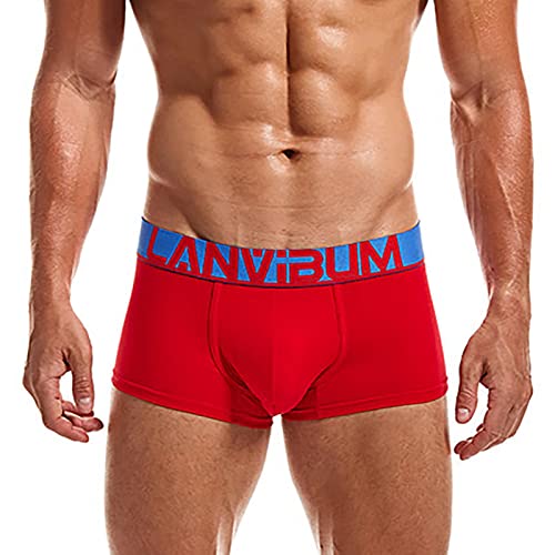 Herren Unterhosen Boxershorts Männer Retroshorts Atmungsaktiv Unterwäsche Männer Unterhosen Männer Boxershort Unterwäsche Boxer Shorts for Men Sport Unterwäsche Underpants Herren-boxershorts Panties von WOXIHUAN