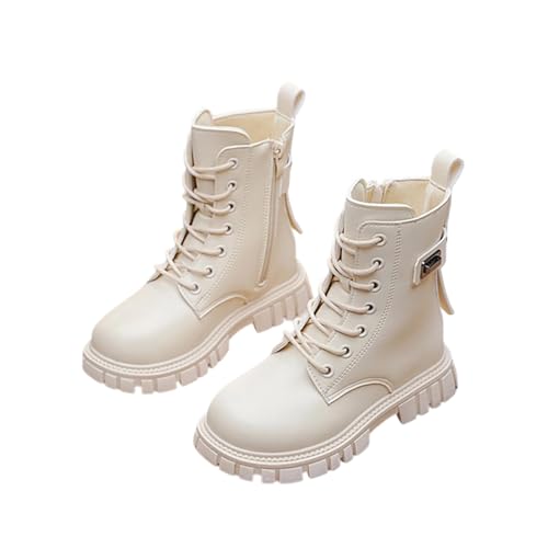 Mädchen Stiefel Kinder, Boots Mädchen Leder Mittelere Stiefel mit Seitlichem Reißverschluss Schnürstiefel Elegant Stiefeletten Profilsohle Reitstiefel Rutschfest Schuhe Herbststiefel Winterstiefel Mädchen Stiefel Kinder, Boots Mädchen Leder Mittelere Stiefel mit Seitlichem Reißverschluss Schnürstiefel Elegant Stiefeletten Profilsohle Reitstiefel Rutschfest Schuhe Herbststiefel Winterstiefel von WOXIHUAN