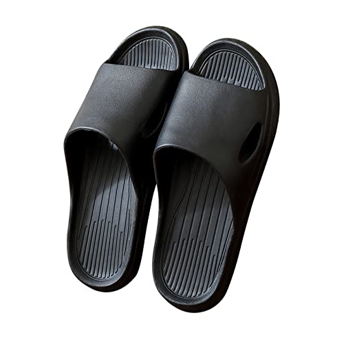 Unisex Badeschuhe Hausschuhe Damen rutschfeste Slippers Flache Slipper Weich Wolken Schuhe Damen Bequeme Leichte Slipper Schuhe Für Innen und Outdoor Quick-Dry Schuhe Sommer Garten Badelatschen von WOXIHUAN