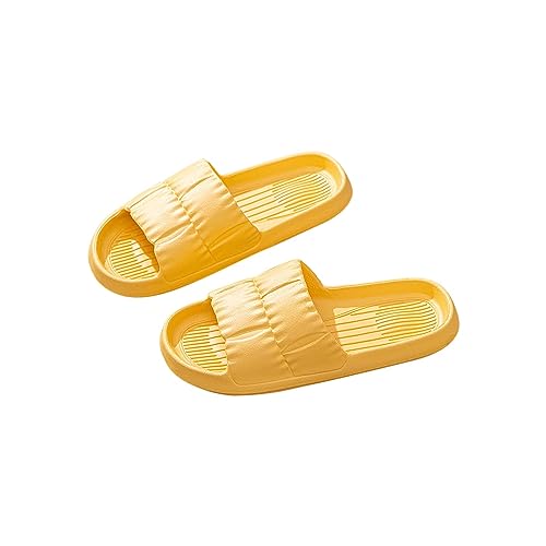 Unisex Badeschuhe Sandalen Sale Wolkenschuhe Slippers Damen rutschfeste Sandals Weiche Sohle Schuhe Bequem Hausschuhe Innen und Outdoor Quick-Dry Sandalette Sommer Garten Badelatschen Slipper von WOXIHUAN