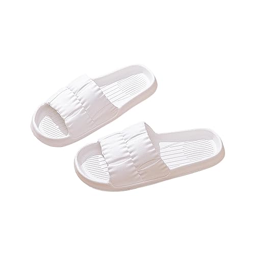 Unisex Badeschuhe Sandalen Sale Wolkenschuhe Slippers Damen rutschfeste Sandals Weiche Sohle Schuhe Bequem Hausschuhe Innen und Outdoor Quick-Dry Sandalette Sommer Garten Badelatschen Slipper von WOXIHUAN