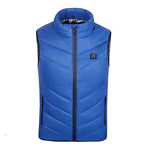 WOXIHUAN Beheizbare Weste Kinder Wärmeweste USB Elektrische Beheizte Weste Junge Mädchen Heizweste Waschbar Beheizbare Winter Weste Kinder Winterjacke für Outdoor von WOXIHUAN