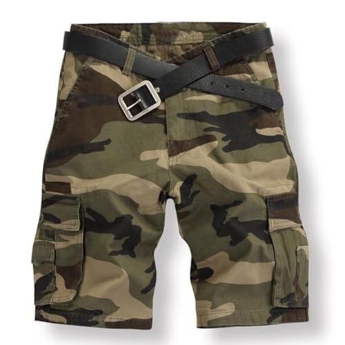 WOXIHUAN Herren Cargo Shorts Camouflage Kurze Hose für Men Knopfleiste Reißverschluss Fracht Short Pants Mehrfachtasche Bermud Fünf-Punkt-Shorts Sommer Chino Kurze Hosen Arbeitsshorts im Streetstyle WOXIHUAN Herren Cargo Shorts Camouflage Kurze Hose für Men Knopfleiste Reißverschluss Fracht Short Pants Mehrfachtasche Bermud Fünf-Punkt-Shorts Sommer Chino Kurze Hosen Arbeitsshorts im Streetstyle von WOXIHUAN