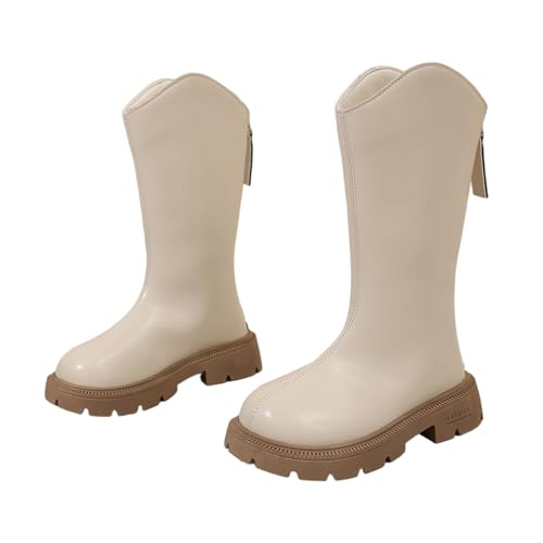 WOXIHUAN Stiefel Mädchen Hoch, Boots Mädchen Langschaft Leder Reitstiefel mit Reißverschluss Stiefeletten Wasserdichte Stiefelette für Kinder Dicke Sohle Rutschfest Schuhe Herbststiefel Winterstiefel WOXIHUAN Stiefel Mädchen Hoch, Boots Mädchen Langschaft Leder Reitstiefel mit Reißverschluss Stiefeletten Wasserdichte Stiefelette für Kinder Dicke Sohle Rutschfest Schuhe Herbststiefel Winterstiefel von WOXIHUAN