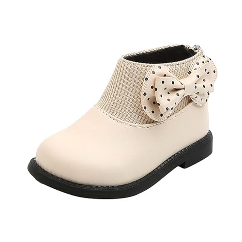 WOXIHUAN Stiefel Mädchen mit Fliege, Leder Stiefeletten Mädchen mit Reißverschluss Reitstiefel Wasserdichte Stiefelette Süße Lolita Boots Elegant Stiefelschuhe Rutschfest Schuhe für Schule Freizeit WOXIHUAN Stiefel Mädchen mit Fliege, Leder Stiefeletten Mädchen mit Reißverschluss Reitstiefel Wasserdichte Stiefelette Süße Lolita Boots Elegant Stiefelschuhe Rutschfest Schuhe für Schule Freizeit von WOXIHUAN