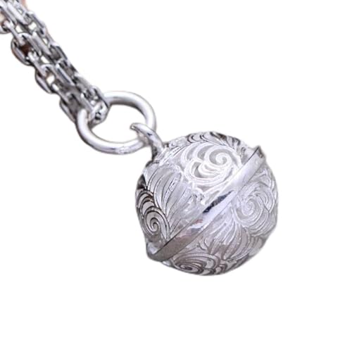 WOZUIMEI Chinesischer Stil Anhänger 925 Sterling Silber Schmuck Palace Bell mit Glockenmuster Weiblicher Anhänger Persönlichkeit AnhängerAnhänger Keine Kette WOZUIMEI Chinesischer Stil Anhänger 925 Sterling Silber Schmuck Palace Bell mit Glockenmuster Weiblicher Anhänger Persönlichkeit AnhängerAnhänger Keine Kette von WOZUIMEI
