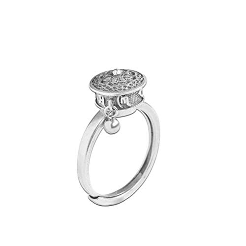 WOZUIMEI Chinesischer Stil Ringschmuck Thai Silber Persönlichkeit Schmuck Buddha S925 Sterling Silber Ring Schmuck Unisex Rad RingDrehbarer Schriftring WOZUIMEI Chinesischer Stil Ringschmuck Thai Silber Persönlichkeit Schmuck Buddha S925 Sterling Silber Ring Schmuck Unisex Rad RingDrehbarer Schriftring von WOZUIMEI