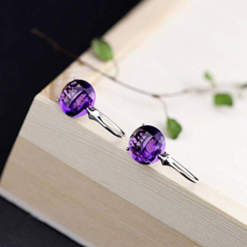 WOZUIMEI Eardrop Ohrring Ohrstecker für Frauen S925 Sterling Silber Schmuck Ohrringe Thai Silber Handgefertigte Weibliche Facettierte Amethyst OhrringeAmethyst WOZUIMEI Eardrop Ohrring Ohrstecker für Frauen S925 Sterling Silber Schmuck Ohrringe Thai Silber Handgefertigte Weibliche Facettierte Amethyst OhrringeAmethyst von WOZUIMEI