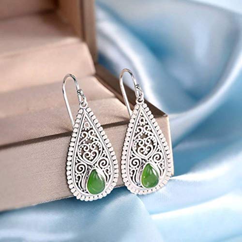 WOZUIMEI Ohrringe Ohrstecker Für Frauen Ohrringe Temperament Zubehör Indonesischen Stil Ohrringe S925 Sterling Silber Schmuck Vintage Jasperit Damen Jasperit Ohrringe, 925 Silber WOZUIMEI Ohrringe Ohrstecker Für Frauen Ohrringe Temperament Zubehör Indonesischen Stil Ohrringe S925 Sterling Silber Schmuck Vintage Jasperit Damen Jasperit Ohrringe, 925 Silber von WOZUIMEI