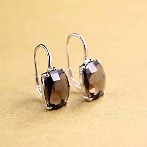 WOZUIMEI Ohrstecker für Damenohrringe mit S925 Sterling Silber Ohrringe für Damen mit facettierten weiblichen Amethyst Ohrringe Manocitrin, 925 Silber WOZUIMEI Ohrstecker für Damenohrringe mit S925 Sterling Silber Ohrringe für Damen mit facettierten weiblichen Amethyst Ohrringe Manocitrin, 925 Silber von WOZUIMEI