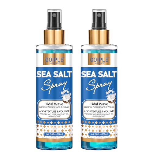 Natural Sea Salt Spray für Männer und Frauen, Volumenspray, verleiht sofortige Dicke, Haarspray für Herren, Hold Beach Spray für lockiges Haar, für alle Haartypen Natural Sea Salt Spray für Männer und Frauen, Volumenspray, verleiht sofortige Dicke, Haarspray für Herren, Hold Beach Spray für lockiges Haar, für alle Haartypen von WOZUTUNT