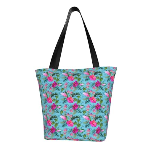 WOmeng Hello Hawaii Print Sommer vielseitige Tragetasche Schultertasche Reise Handtasche Strand Alltag reichlich Stauraum WOmeng Hello Hawaii Print Sommer vielseitige Tragetasche Schultertasche Reise Handtasche Strand Alltag reichlich Stauraum von WOmeng