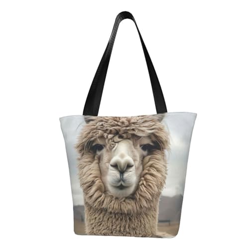 WOmeng I Love Alpakas Print Sommer vielseitige Tragetasche Schultertasche Reise Handtasche Strand Alltag reichlich Stauraum WOmeng I Love Alpakas Print Sommer vielseitige Tragetasche Schultertasche Reise Handtasche Strand Alltag reichlich Stauraum von WOmeng
