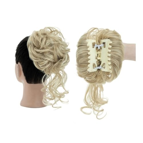 Haarteil Messy Bun Haarteil, Krallenklammer, lockig, gewellt, synthetisch, zerzaust, Hochsteckfrisur, Haarverlängerungen for Frauen Dutt(24H613) von WQQYU6HKF