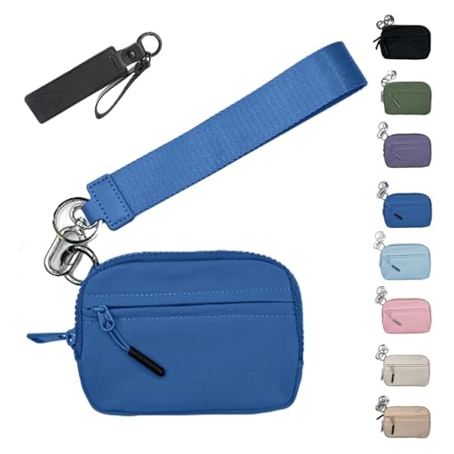 Corelration The Wallet 2. Generation, wasserdichte Nylon-Geldbörsen mit Armband für Damen (Blau) von WQTHU