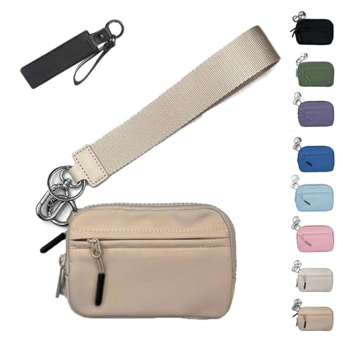 Corelration The Wallet 2. Generation, wasserdichte Nylon-Geldbörsen mit Armband für Damen (Khaki) von WQTHU