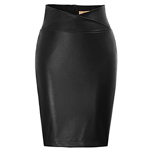 WQZYY&ASDCD Bleistiftrock Damen Rock Wrap Taille Zurück Gespaltene Hüften Umwickelt Bodycon Mantel Mini Bleistiftrock Mode Kleidung XL Schwarz WQZYY&ASDCD Bleistiftrock Damen Rock Wrap Taille Zurück Gespaltene Hüften Umwickelt Bodycon Mantel Mini Bleistiftrock Mode Kleidung XL Schwarz von WQZYY&ASDCD