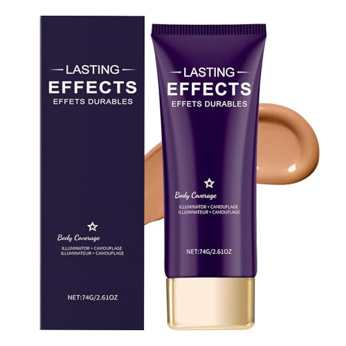 Body Coverage Perfector, All Over Complexion Perfector, Tattoo Cover Up Cream, Long-lasting Lightweight Body Foundation, Waterproof Sweatproof Face Concealer, Even Skin Tone (1pcs Dark) von WRANBAO