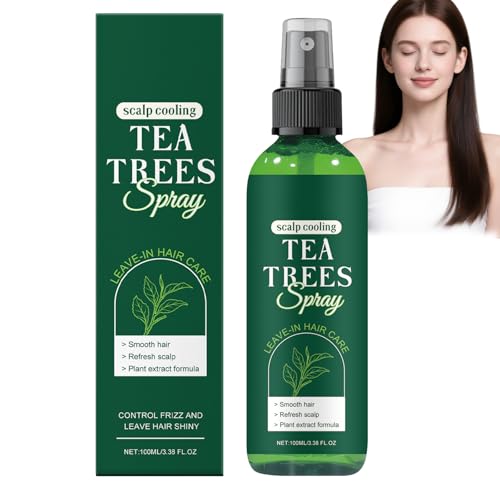 Leave-In-Conditioner-Spray Mit Teebaumöl, Teebaumöl Für Das Haar, Leave-In-Conditioner, Pflegt Trockenes Und Schuppiges Haar, Ölkontrolle Und Anti-Schuppen, Entwirrungsspray Für Trockenes (1pcs) von WRANBAO