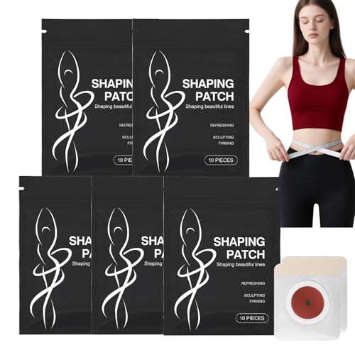 Shaping Patch, Straffendes Haut- Und Körperformungspflegepflaster, Konturierungspflaster Für Den Bauch, Schlankheitspflaster, Straffende Körperpflaster Zur Straffung Verbesserung Der Kurven (5pcs) von WRANBAO