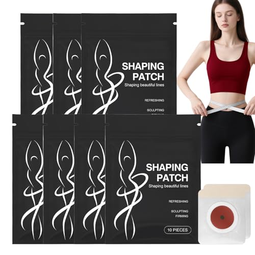Shaping Patch, Straffendes Haut- Und Körperformungspflegepflaster, Konturierungspflaster Für Den Bauch, Schlankheitspflaster, Straffende Körperpflaster Zur Straffung Verbesserung Der Kurven (7pcs) von WRANBAO
