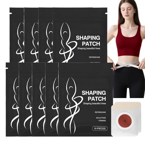 Shaping Patch, Straffendes Haut- Und Körperformungspflegepflaster, Konturierungspflaster Für Den Bauch, Schlankheitspflaster, Straffende Körperpflaster Zur Straffung Verbesserung Der Kurven (9pcs) von WRANBAO